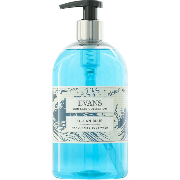 Evans Ocean Blue Revitalising Soap CASE 500ml